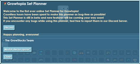 growtopia planner|growstocks set planner.